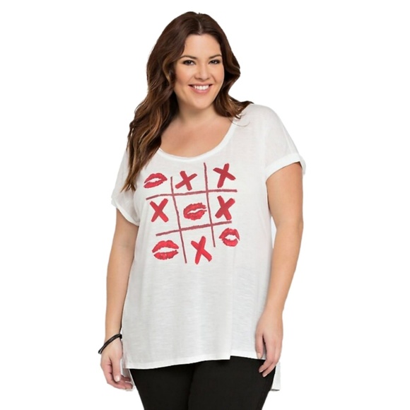 Torrid Tops - [1X] Torrid - Xo Slouchy Tee